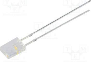 OPTOSUPPLY LED; white warm,red; rectangular