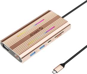 Orico USB-C 12w1 RGB | 2xUSB-A