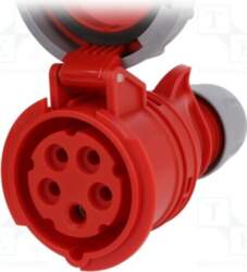 PCE Connector: AC supply 3-phase; socket