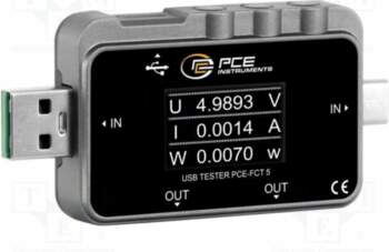PCE INSTRUMENTS Meter: power quality analyser