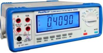 PEAKTECH Benchtop multimeter; LCD; 4,5