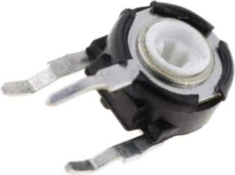 PIHER Potentiometer: mounting; 500Ω; single turn