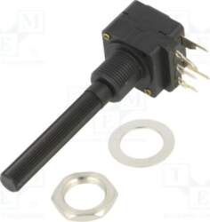 PIHER Potentiometer: shaft; 100kΩ; single turn