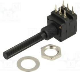 PIHER Potentiometer: shaft; 10kΩ; single turn
