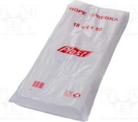 Plastic bag; L: 500mm; Width: 180mm