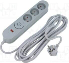 PLASTROL Plug socket strip: protective; Sockets: