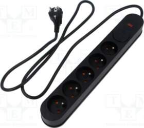 PLASTROL Plug socket strip: protective; Sockets: