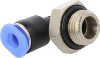 PNEUMAT Push-in fitting; angled; -0.95÷10bar