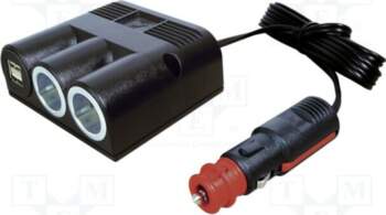 PRO CAR Cigarette lighter socket extension