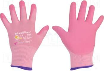Protective gloves; Size: 5; pink; MaxiFlex®