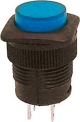 PUSH-BUTTON SWITCH OFF-ON WITH BLUE LED