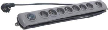 QOLTEC Plug socket strip: protective; Sockets: