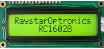 RAYSTAR OPTRONICS Display: LCD; alphanumeric; FSTN