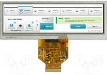 RAYSTAR OPTRONICS Display: TFT; 5.2"