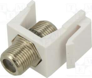 RF coupler; Keystone; F socket,both