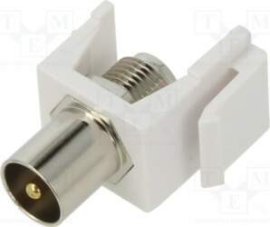 RF coupler; Keystone; F socket,coaxial