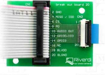 RIVERDI Adapter; Features: ZIF 20pin socket