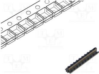 SAMTEC Connector: PCB to PCB; socket