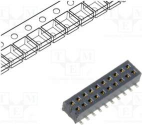 SAMTEC Connector: pin strips; socket; female