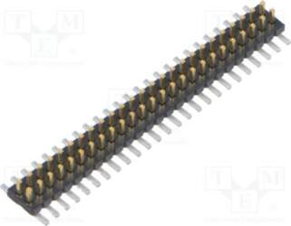 SAMTEC Connector: pin strips; socket; male