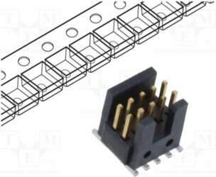 SAMTEC Connector: pin strips; socket; male
