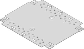 Schroff Interscale Mounting Plate for Case