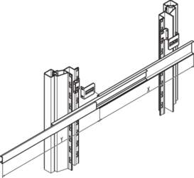 Schroff Mounting Kit for Telescopic Slide