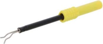 SCHUTZINGER Measuring tip; 1A; yellow; Socket