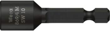 Screwdriver bit; 6-angles socket; 1/4"; HEX