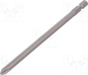 Screwdriver bit; Phillips; PH2; 1/4"; Overall