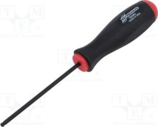 Screwdriver: standard; hex key,spherical; HEX