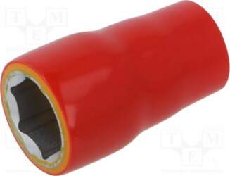 Socket: 6-angles; insulated,socket spanner; HEX