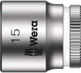 Socket: 6-angles; socket spanner; HEX 15mm