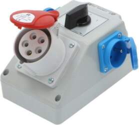 SPAMEL Switch socket; IP44; wall mount