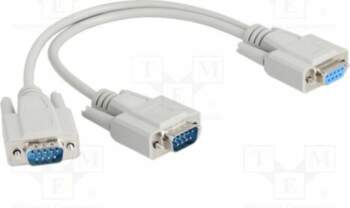 Splitter; D-Sub 9pin socket,D-Sub 9pin