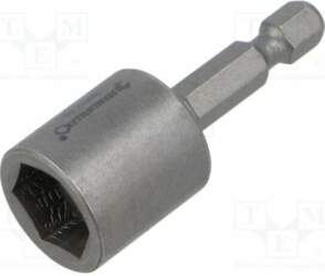 STAHLWILLE Screwdriver bit; 6-angles socket; 1/4&quot