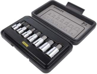 STANLEY Socket: hex key-bit-set; socket spanner