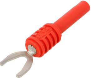 STAUBLI Laboratory connector: fork terminals; plug