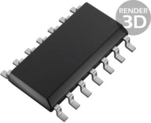 STMICROELECTRONICS IC: driver; PFC controller; SO14