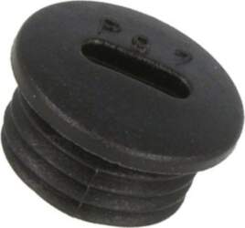 Stopper; PG7; IP54; polyamide; black; V-N-FS
