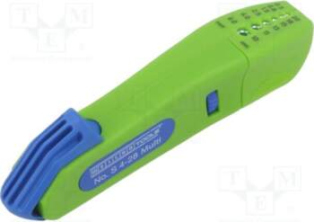Stripping tool; Wire: round; GREEN LINE