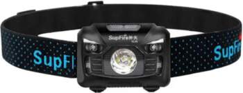 Superfire HL06 flashlight, with touchless switch