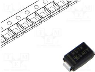 TAIWAN SEMICONDUCTOR Diode: rectifying; SMD; 800V