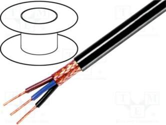 TASKER Wire; 3x0.35mm2; shielded,braid