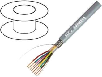 TASKER Wire; LiY-CY; 3x0.25mm2; shielded