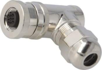 TE CONNECTIVITY Connector: M12; plug; PIN: