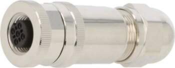 TE CONNECTIVITY Connector: M12; plug; PIN: