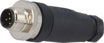 TE CONNECTIVITY Connector: M12; plug; PIN:
