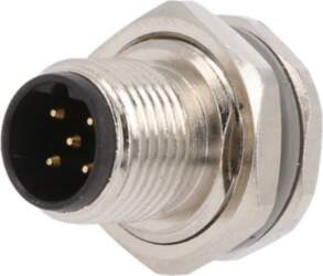 TE CONNECTIVITY Connector: M12; socket; PIN:
