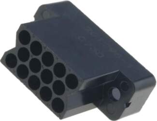 TE CONNECTIVITY Connector: rectangular; plug; female